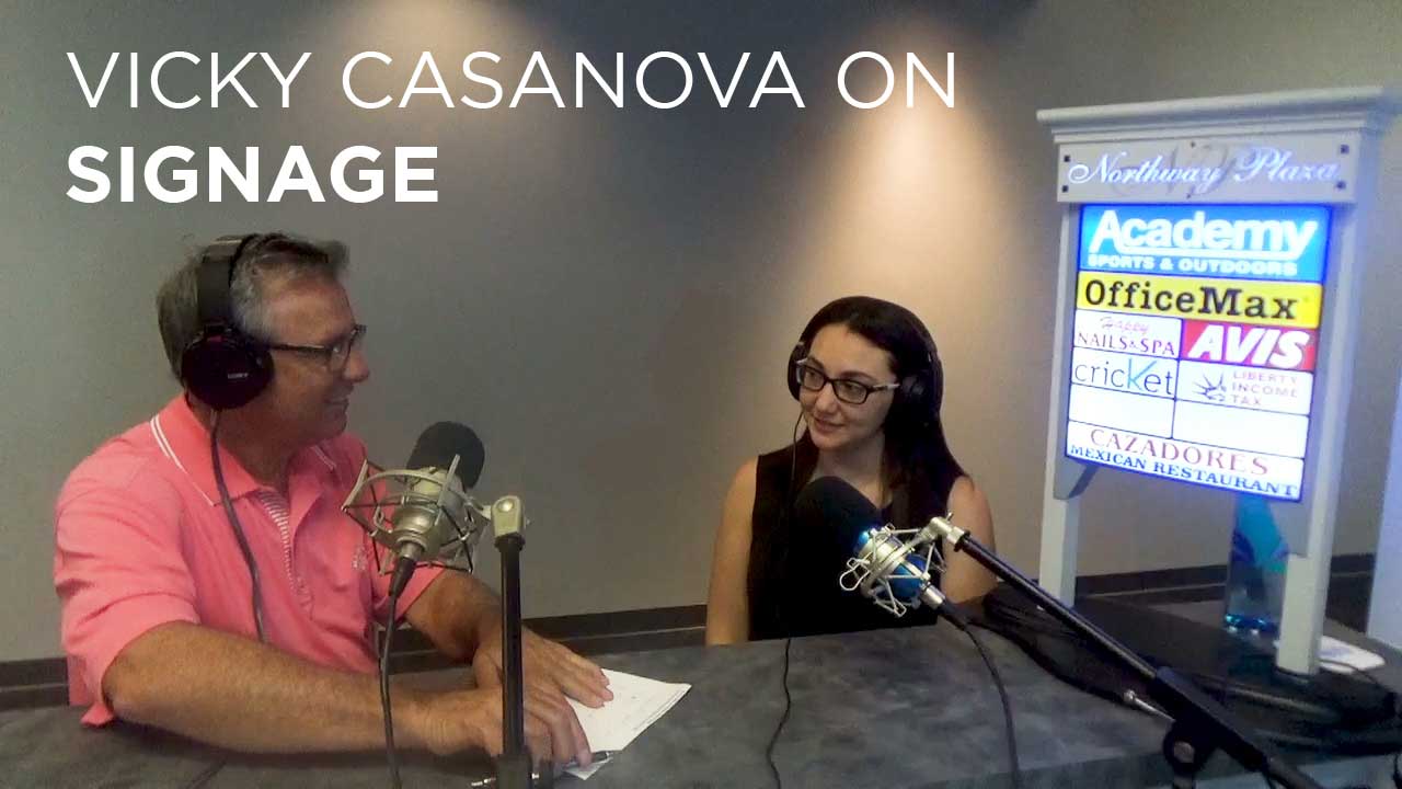 Vicky Casanova Talks Signage