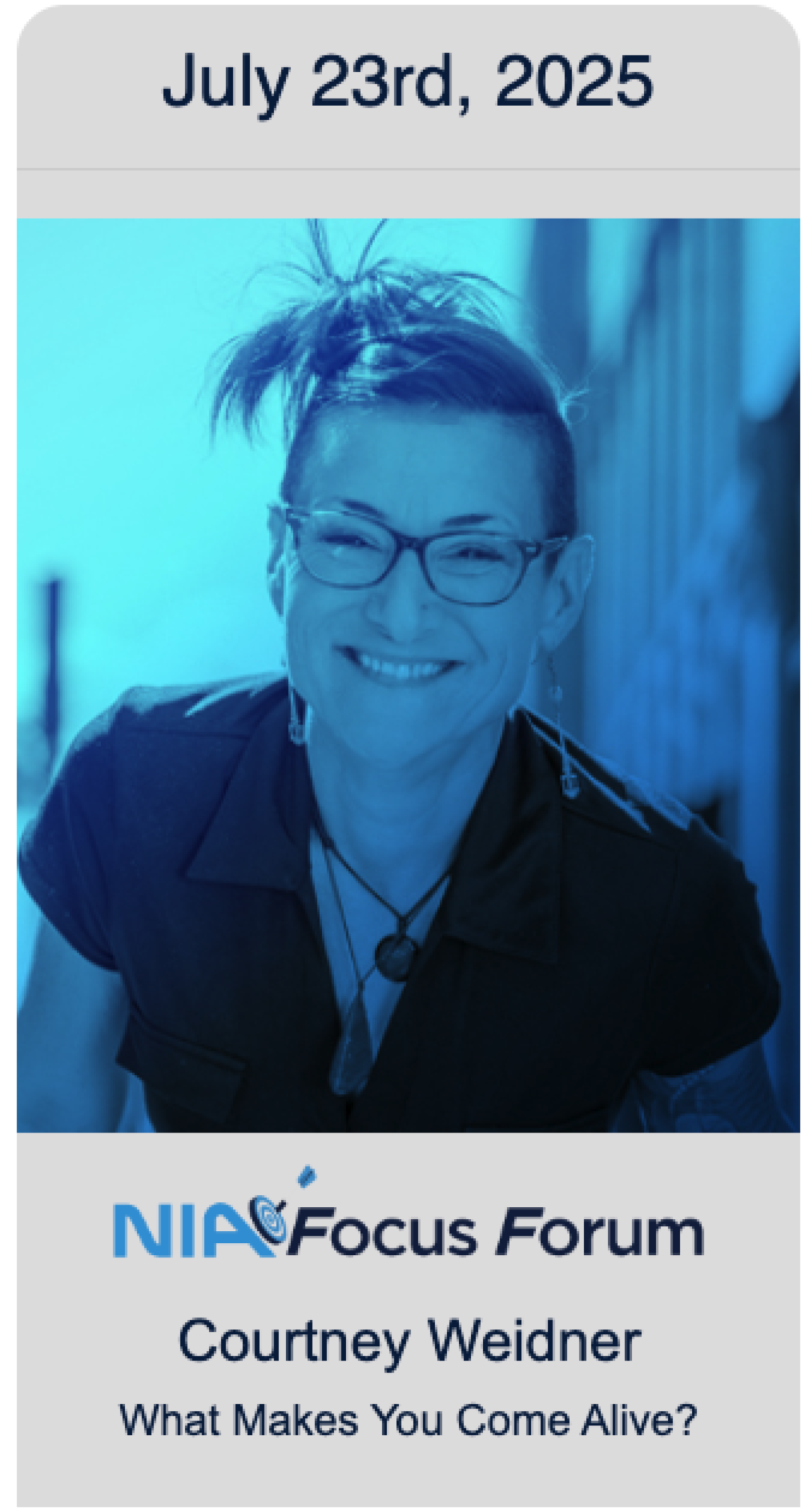 Courtney Weidner Focus Forum