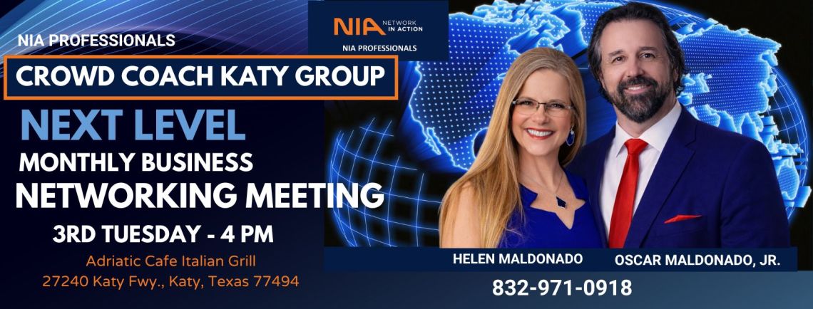 NIA CROWD COACH KATY GROUP - MONTHLY BUSINESS MEETING