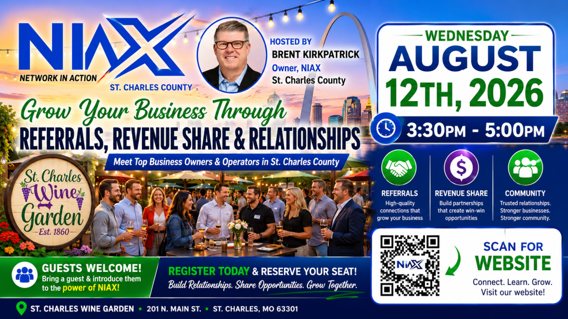 August Network In Action St. Charles County - Meeting & Business Networking
