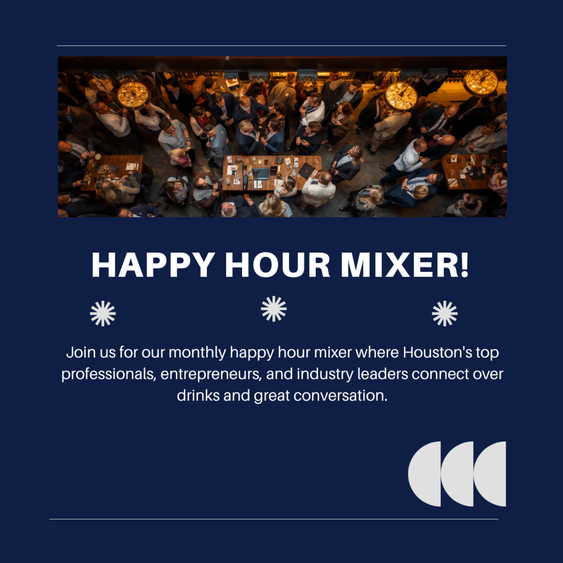 Happy Hour Mixer - August