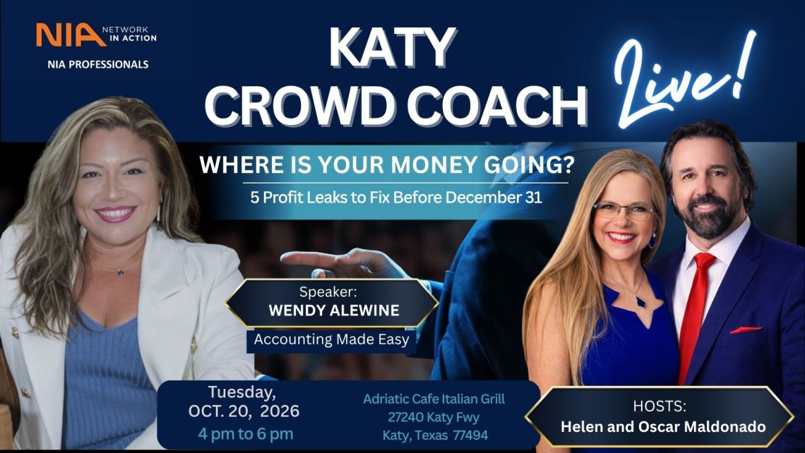 NIA PROFESSIONALS KATY CROWD COACH LIVE!  featuing WENDY ALEWINE