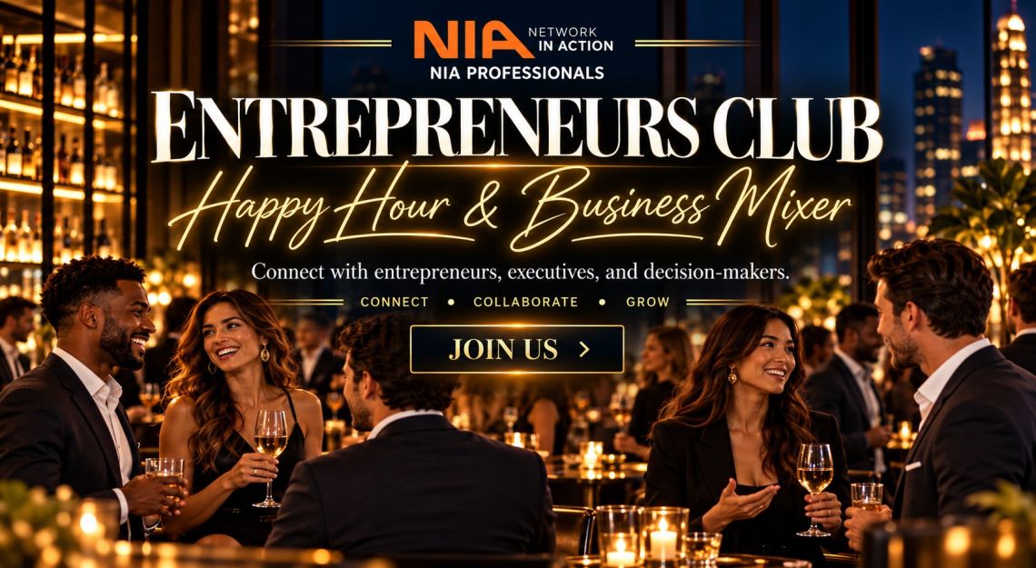 NIA PROFESSIONALS ENTREPRENEUR'S CLUB BUSINESS NETWORKING MIXER