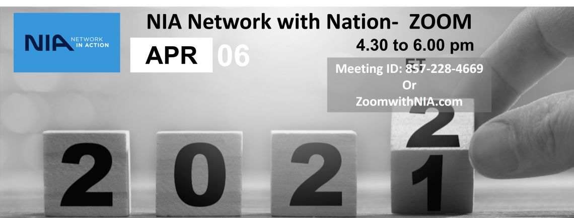 Network With The Nation - Zoom | 4:30 pm to 6:00 pm ET