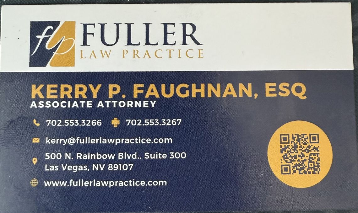 (Family, Estate, Probate and Criminal Law) Kerry Faughnan