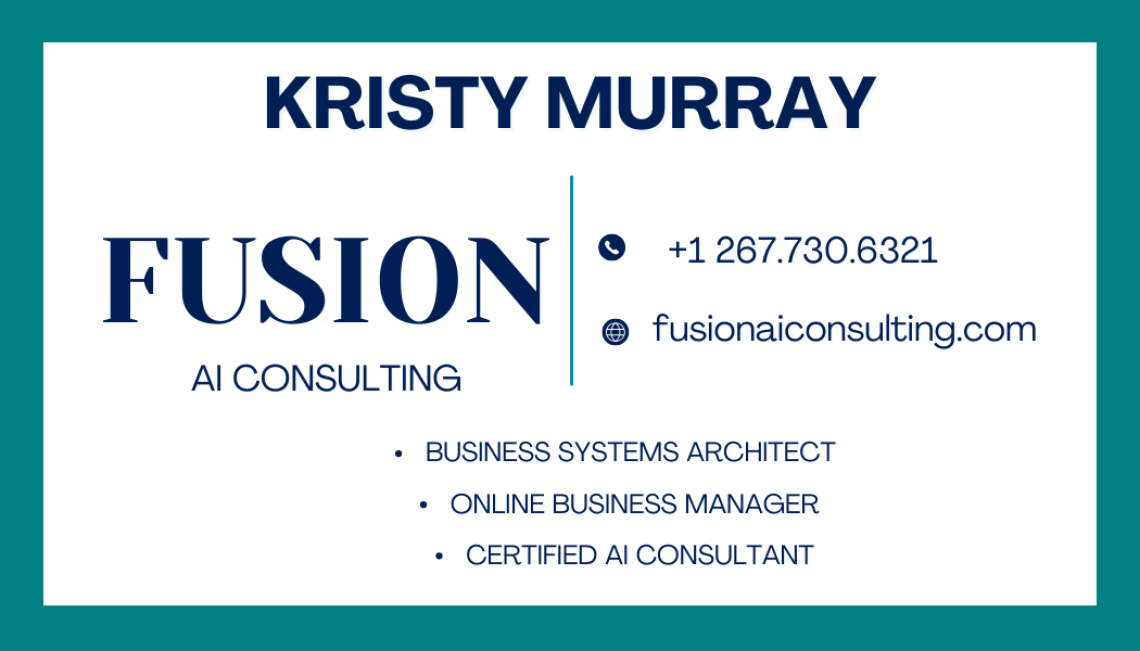 (Operations & Automation Consultant) Kristy Murray