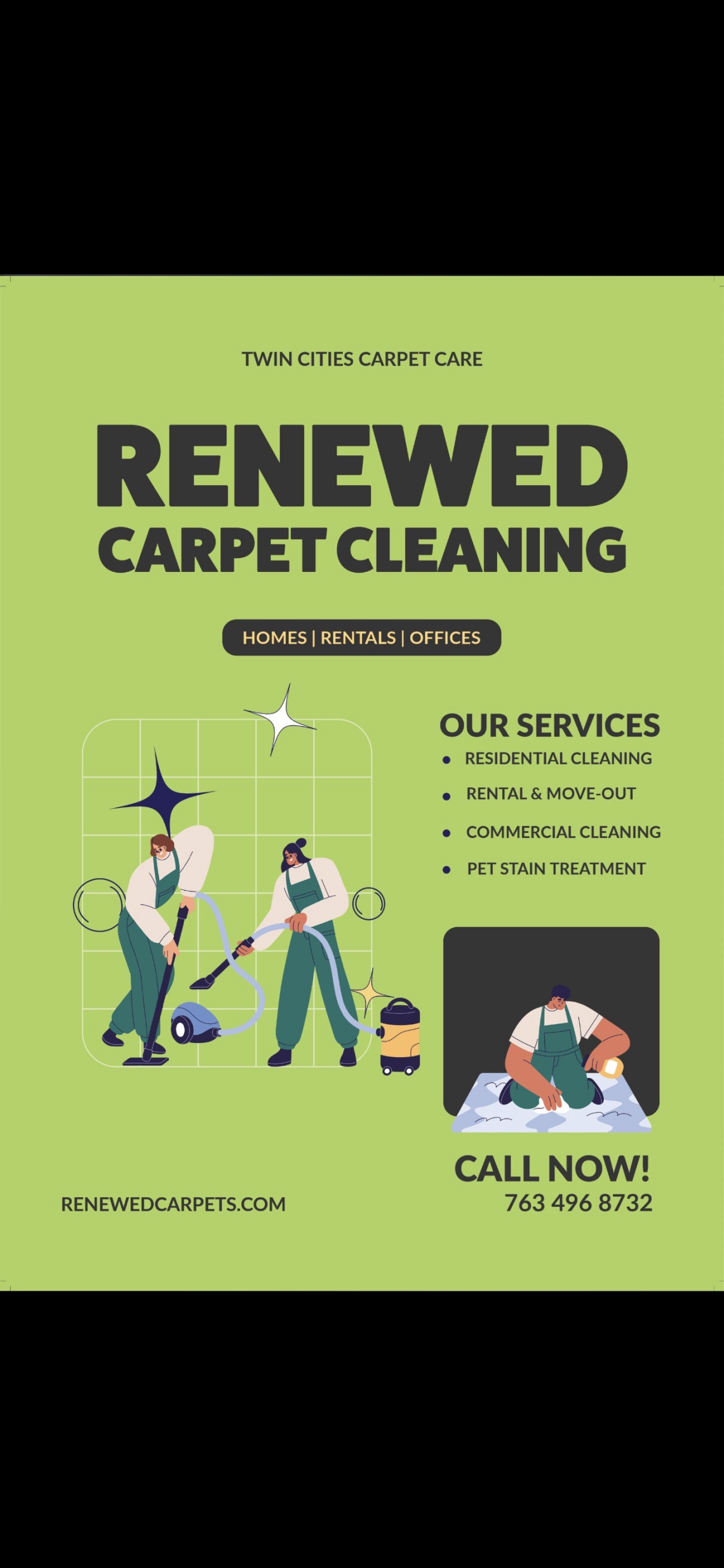 (Carpet Cleaning) Emmanuel and Etta Brown