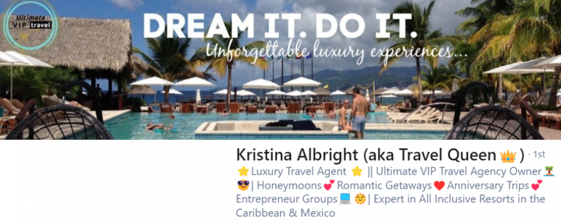 (Luxury Travel Agent ) Kristina Albright