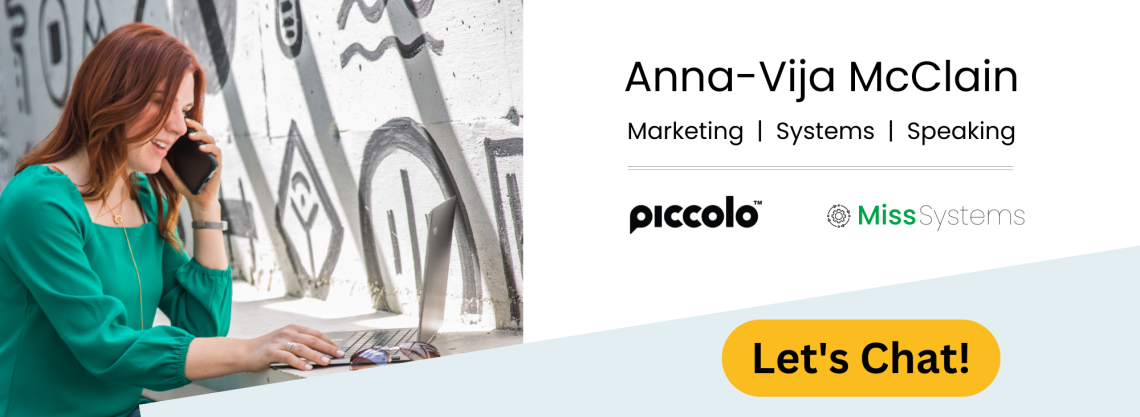 (Marketing Services - Marketing Launchpad | Strategy | Digital Marketing | Coaching) Anna-Vija McClain