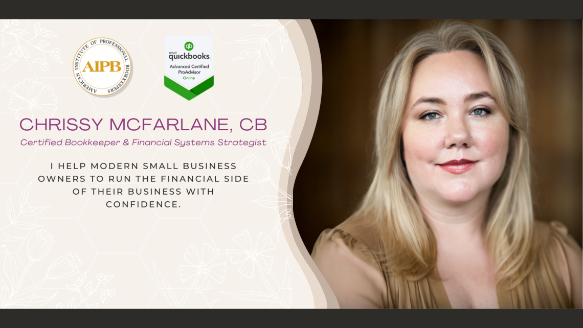 (Small Business Bookkeeping) Chrissy McFarlane