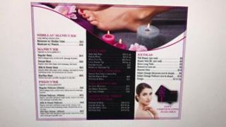 Calamar Designs - Menu Tri Fold Design for Kim’Nail Spa....