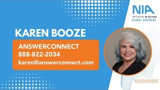 Karen Booze with Answer Connect